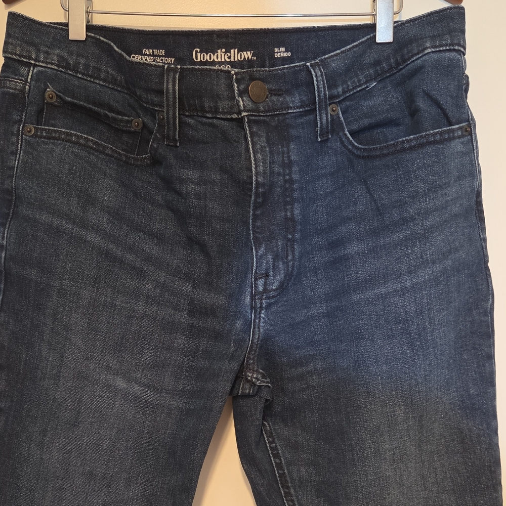 Goodfellow & Co Men's Dark Blue Slim Jeans